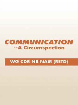 cover image of Communication—A Circumspection